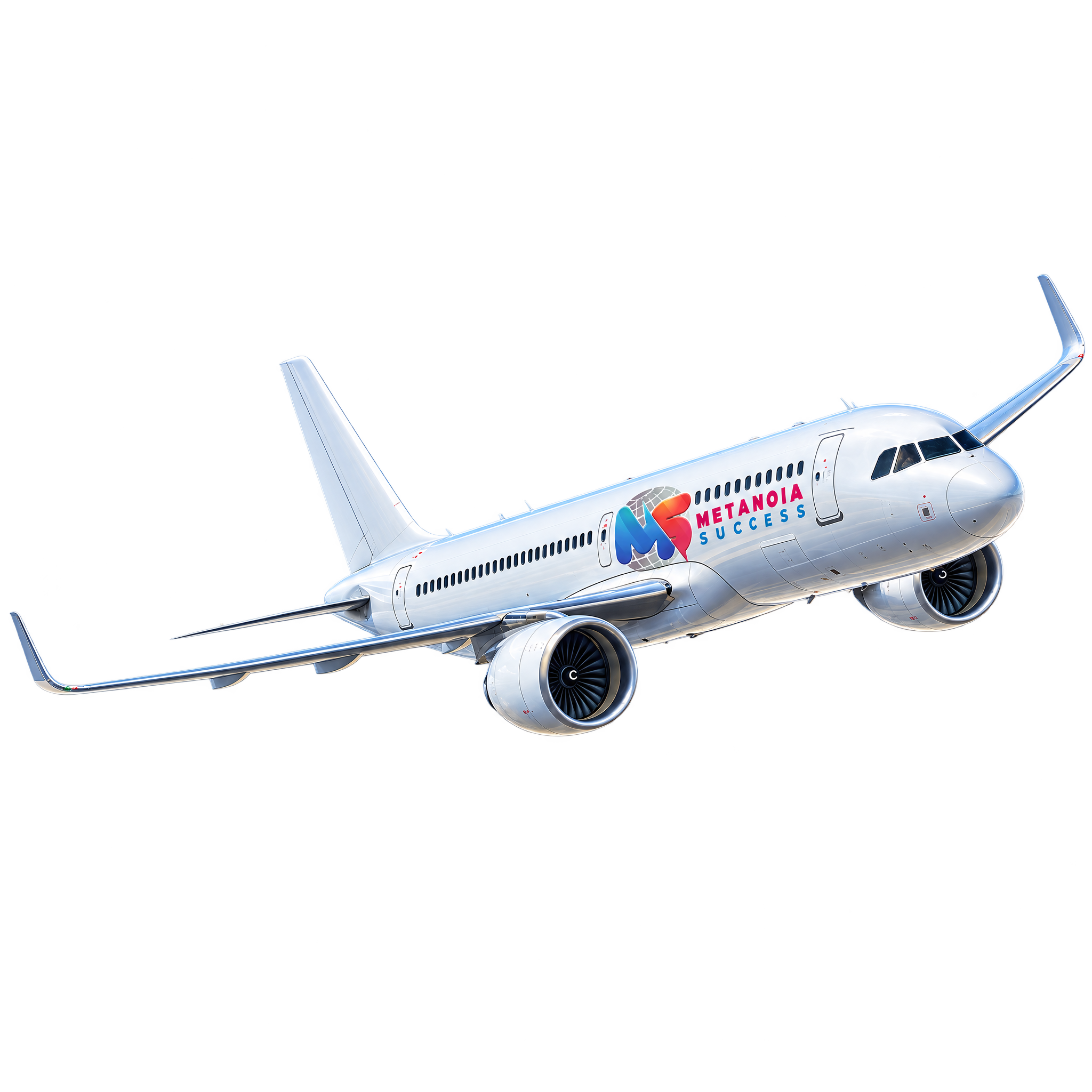 Commercial aircraft representing aviation career training